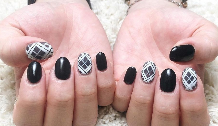 秋冬美甲_秋冬指甲_顯白秋冬美甲.